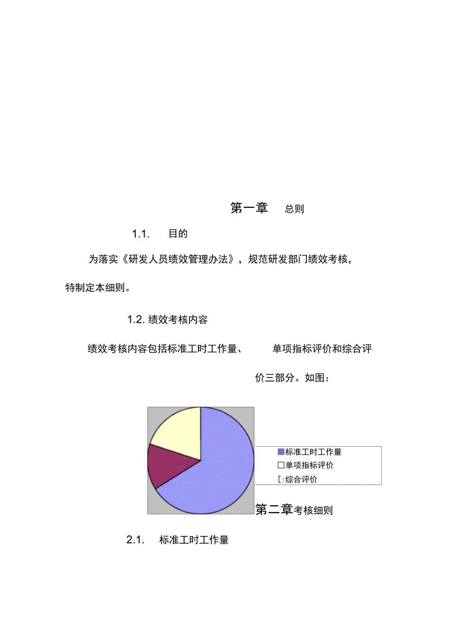 研发人员绩效管理办法实施细_第5页