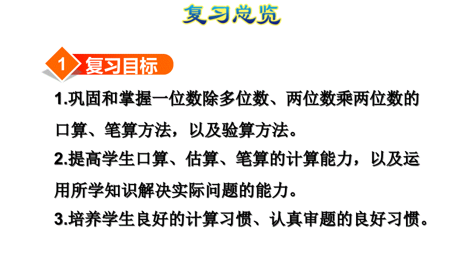 三年级下册数学精品ppt课件整理与复习数与代数一人教新课标_第4页