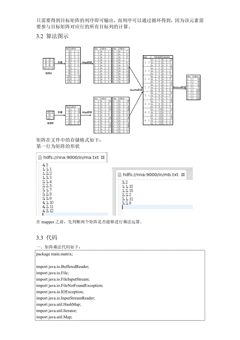 MapReduce实现大矩阵乘法(附源码及详细过程_第3页