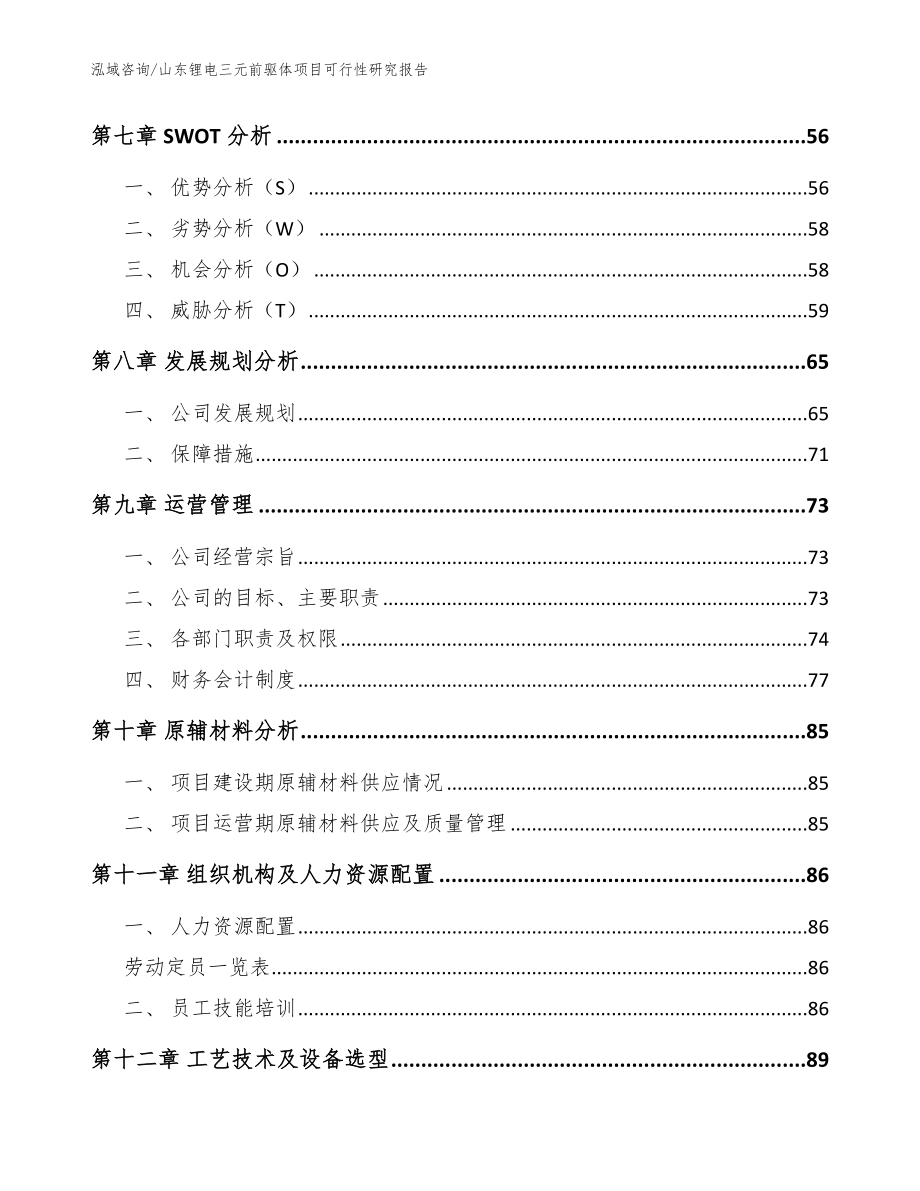 山东锂电三元前驱体项目可行性研究报告【范文】_第3页