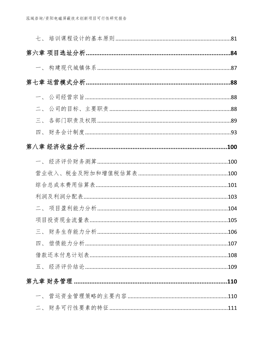 资阳电磁屏蔽技术创新项目可行性研究报告模板范文_第3页