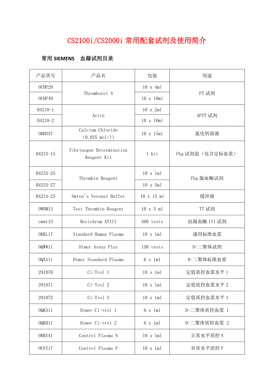 CS2000i全自动凝血仪操作指南_第4页