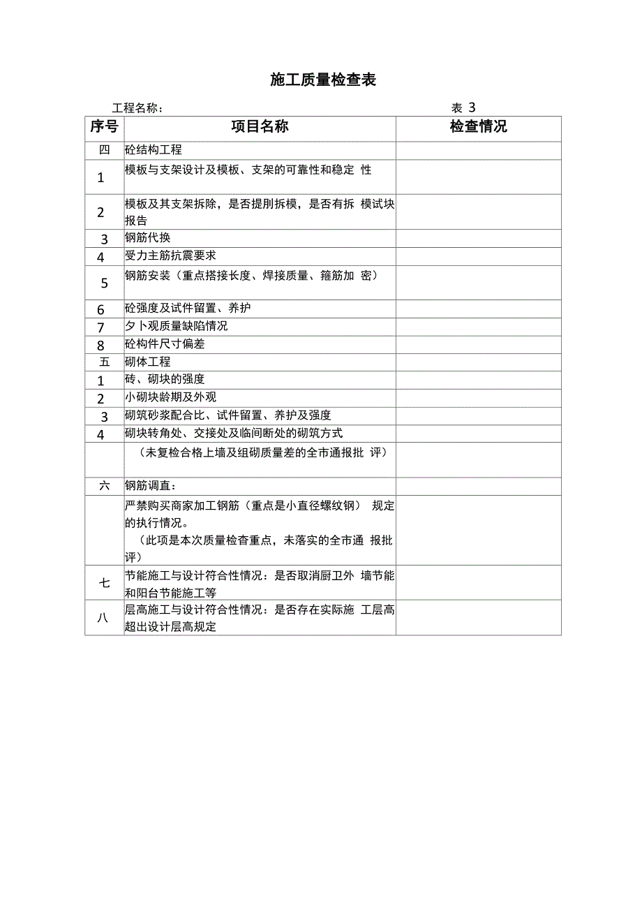 施工质量检查表_第2页