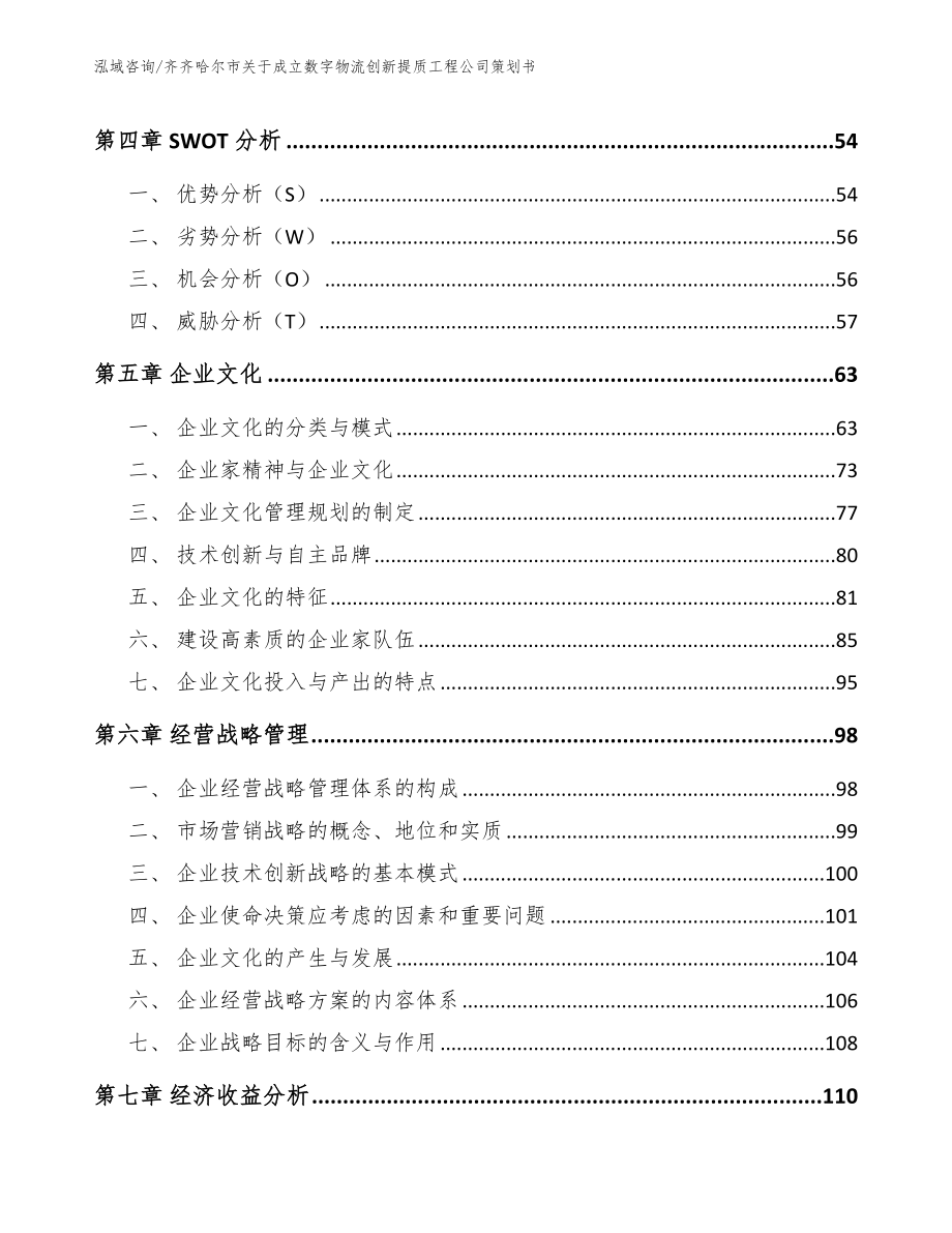 齐齐哈尔市关于成立数字物流创新提质工程公司策划书_第3页