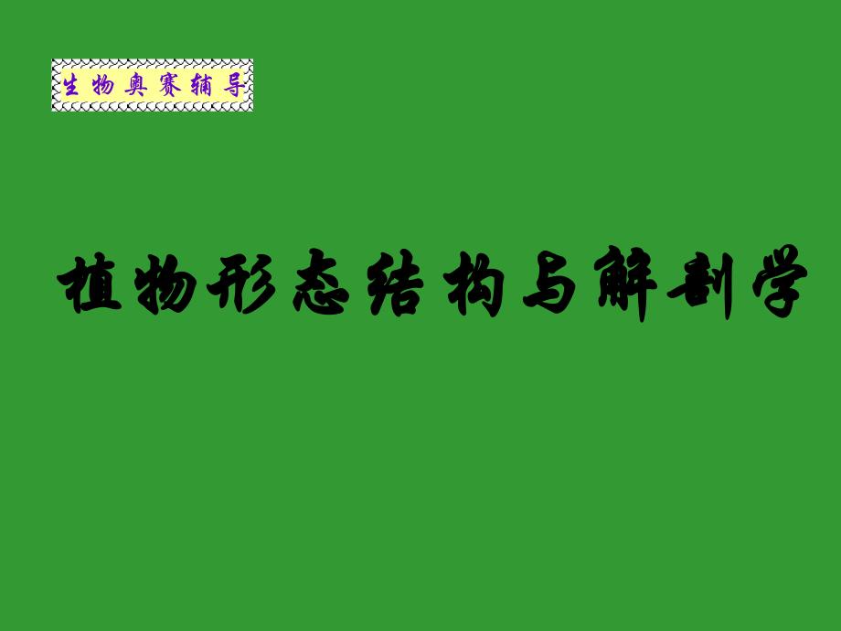 植物形态结构7果实高中生物竞赛辅导课件_第1页