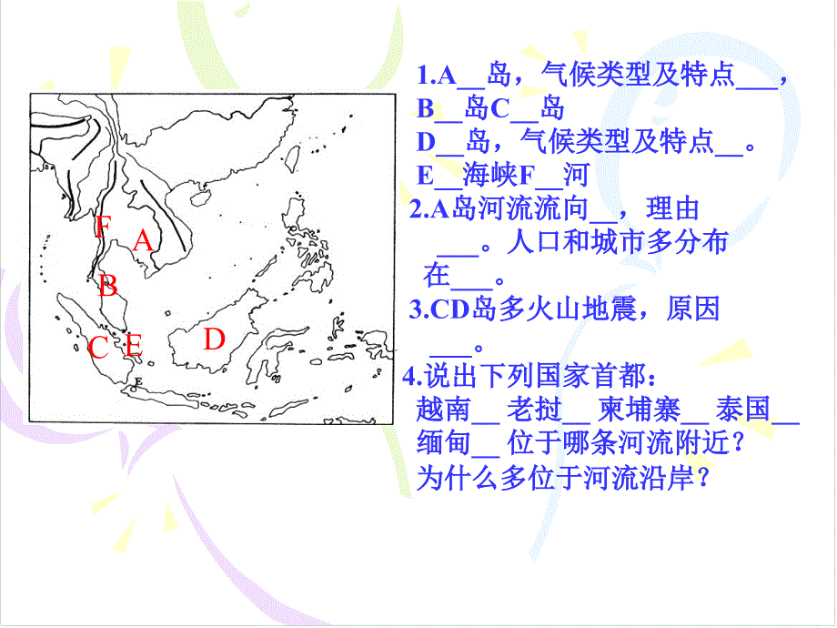 七年级下册地理复习分区_第3页