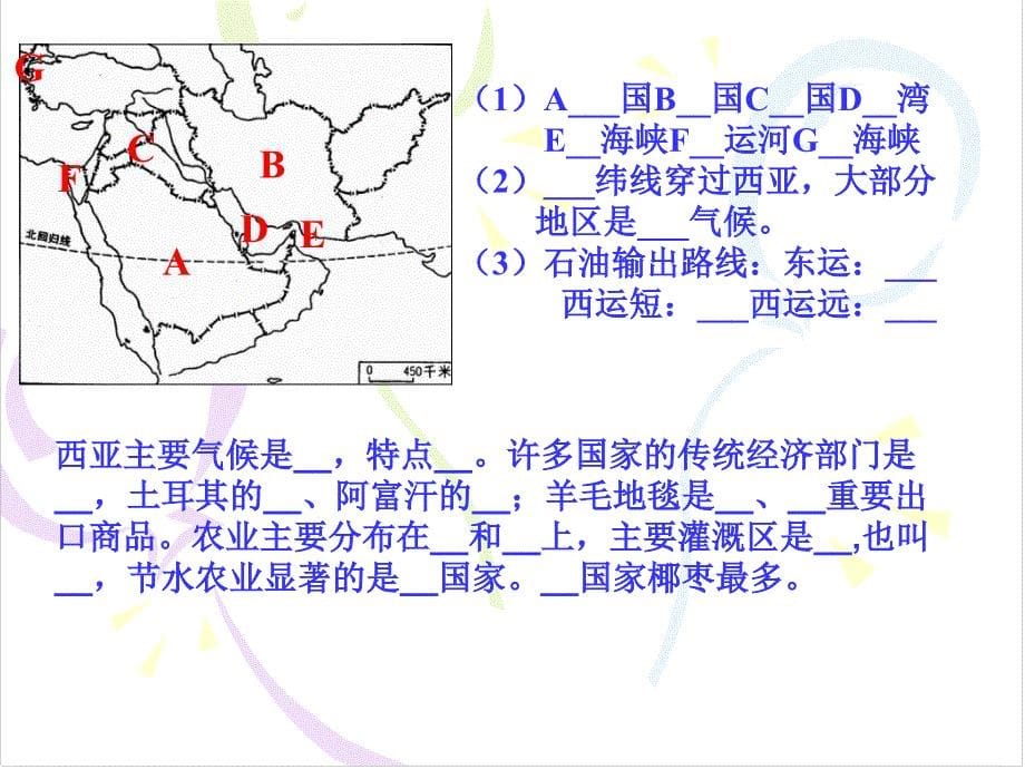 七年级下册地理复习分区_第5页