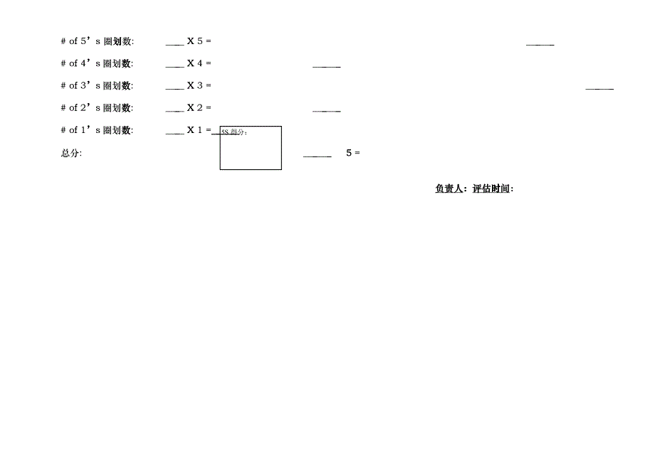 某大酒店5S办公室评估表_第4页