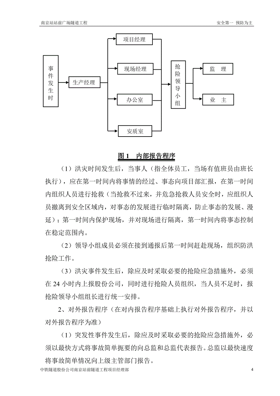 站站前广场隧道工程 夏季防洪应急预案_第4页