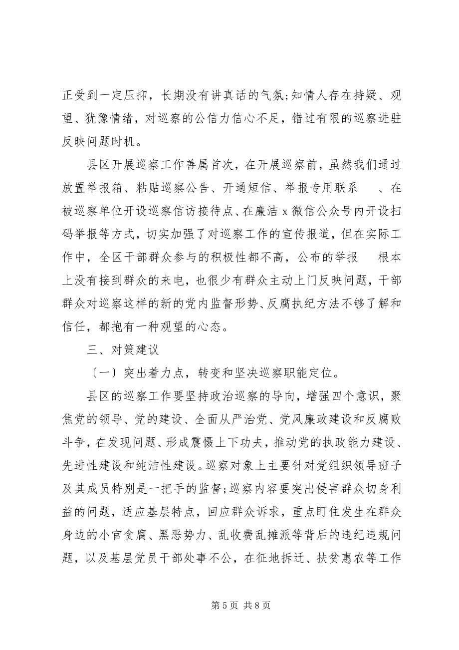 2023年如何提县区区巡察发现问题能力认识与体会.docx_第5页