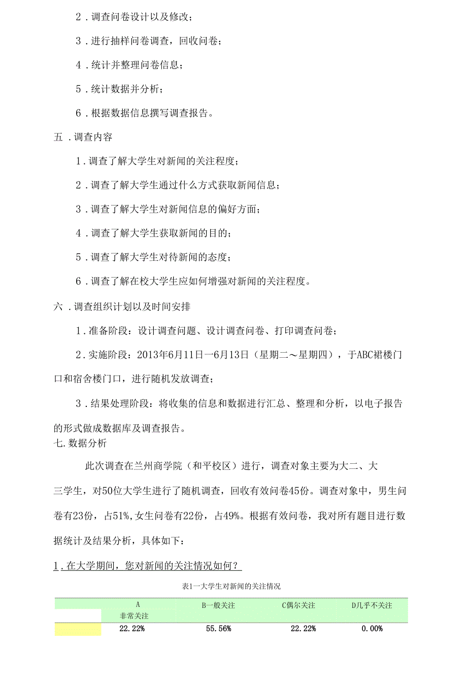 大学生对新闻关注度的调查报告_第3页