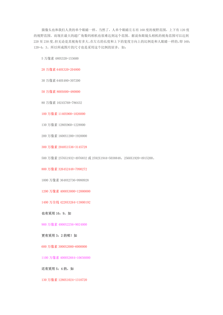 像素是什么意思,像素与分辨率的区别.doc_第3页