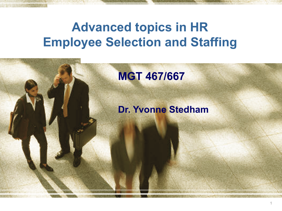 advancedtopicsinhremployeeselectionandstaffing_第1页