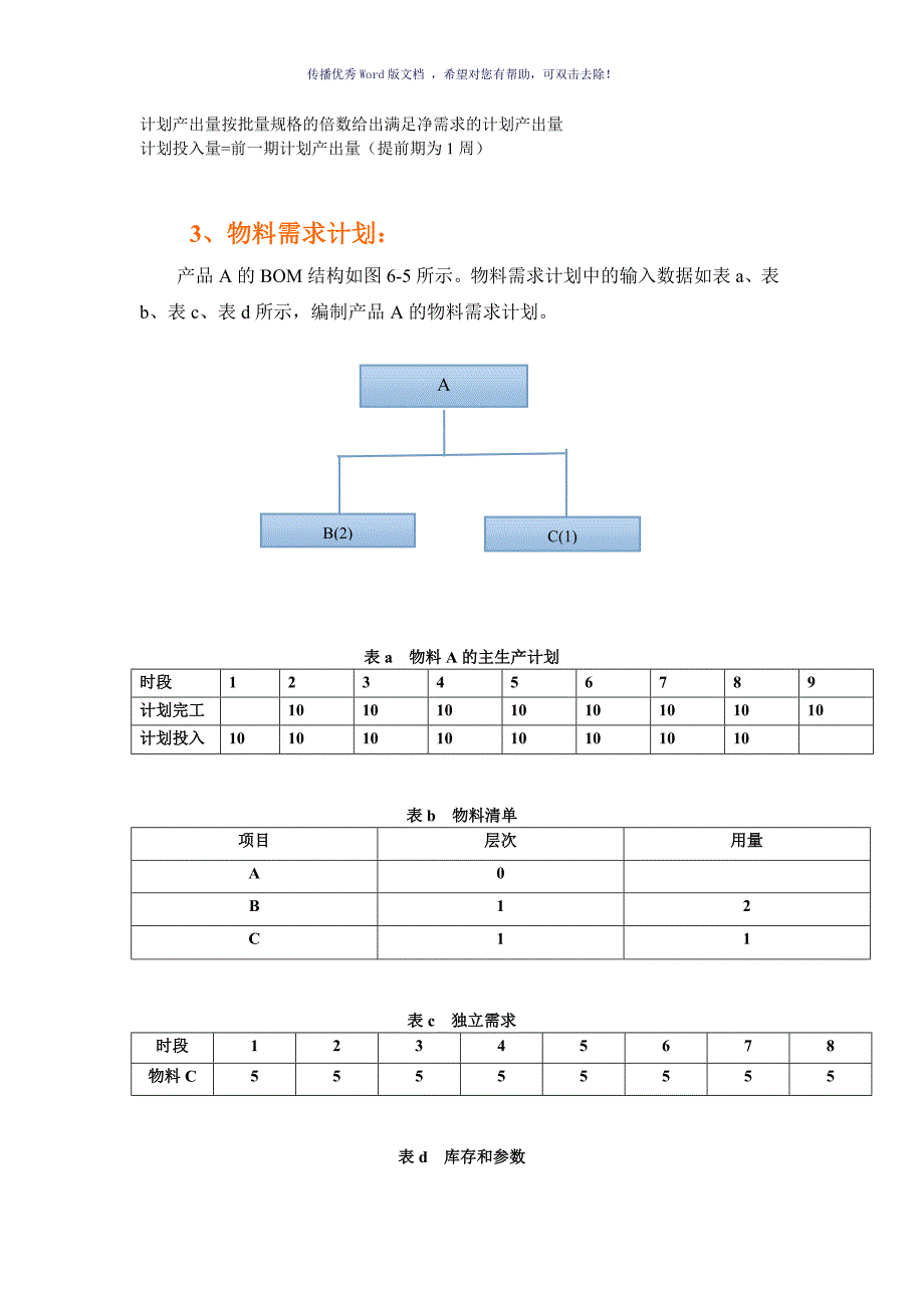 Erp试题计算题Word版_第4页