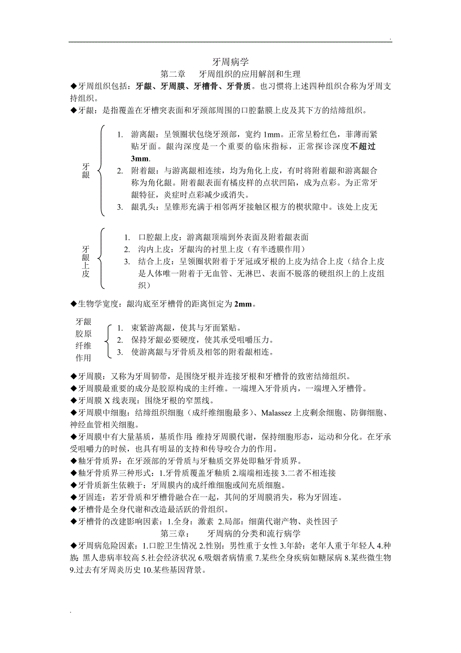 牙周病学复习重点_第1页