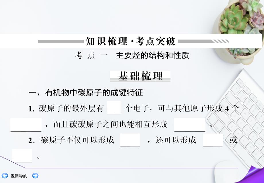 高三化学一轮复习第九章第一节认识有机化合物主要的烃课件新人教版新人教版高三全册化学课件_第3页