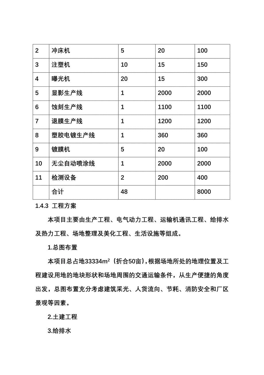 【精品】年产8000万套手机键盘项目节能评估报告_第5页