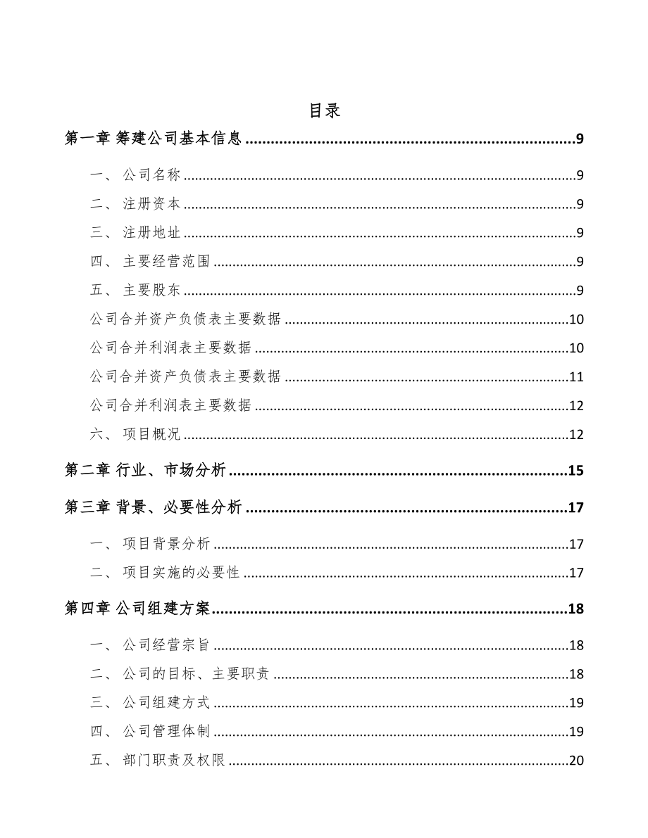 关于成立纳米锆溶胶公司可行性报告(DOC 73页)_第3页