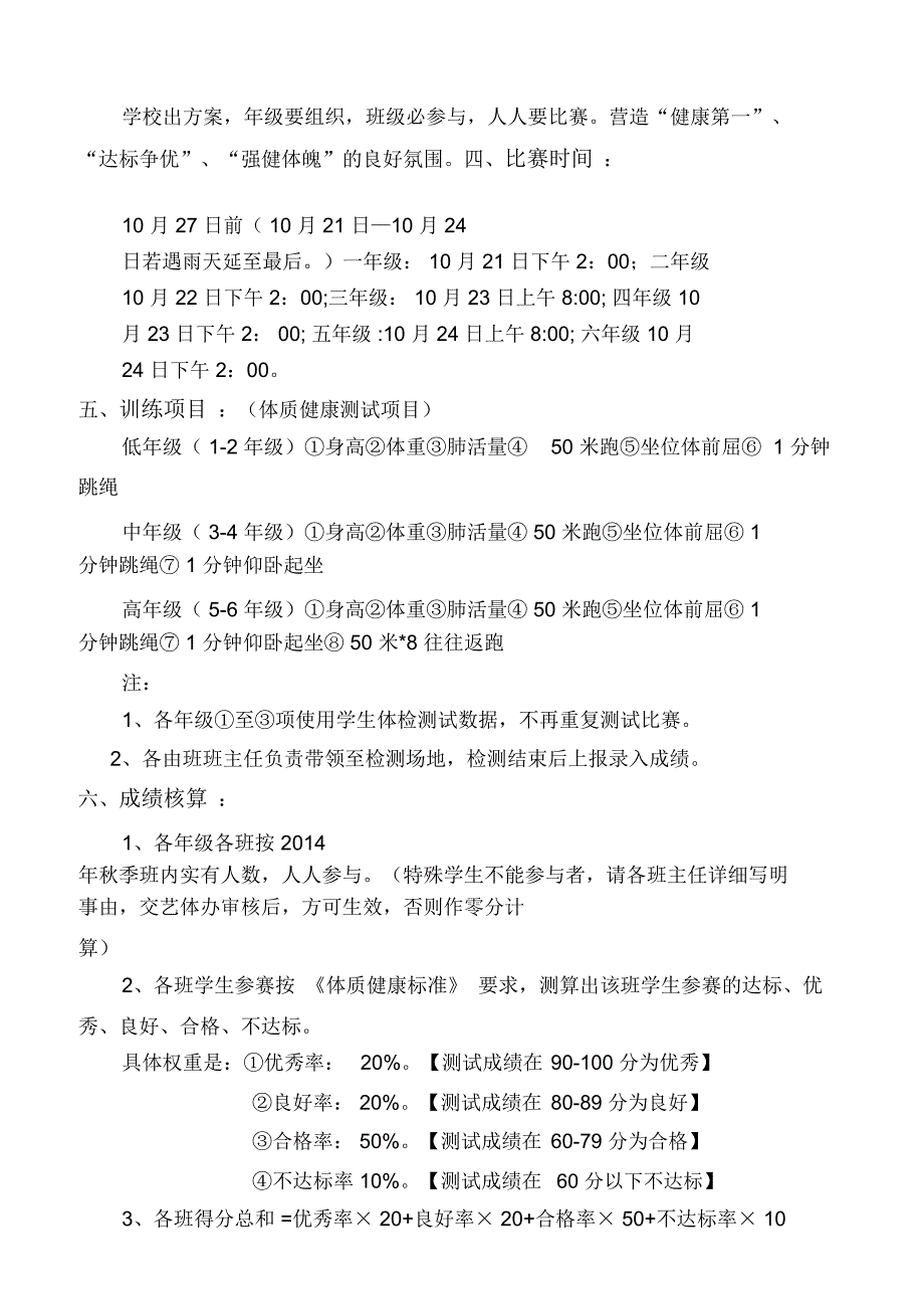 秋季体质健康达标运动会秩序册_第3页