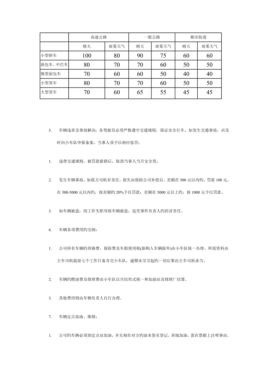 TCL公司车辆管理统一规定_第2页