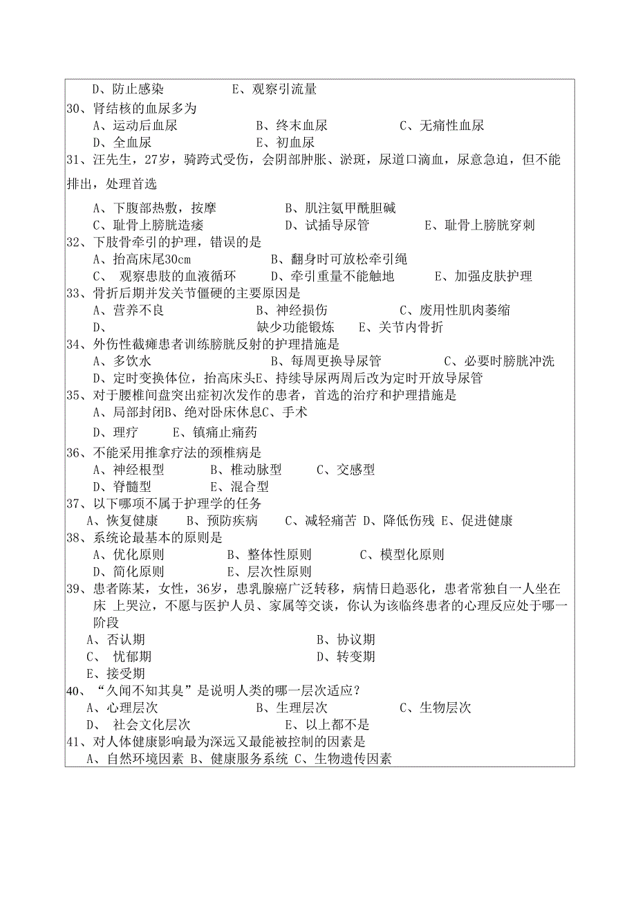 护理综合2011杭州师范_第4页