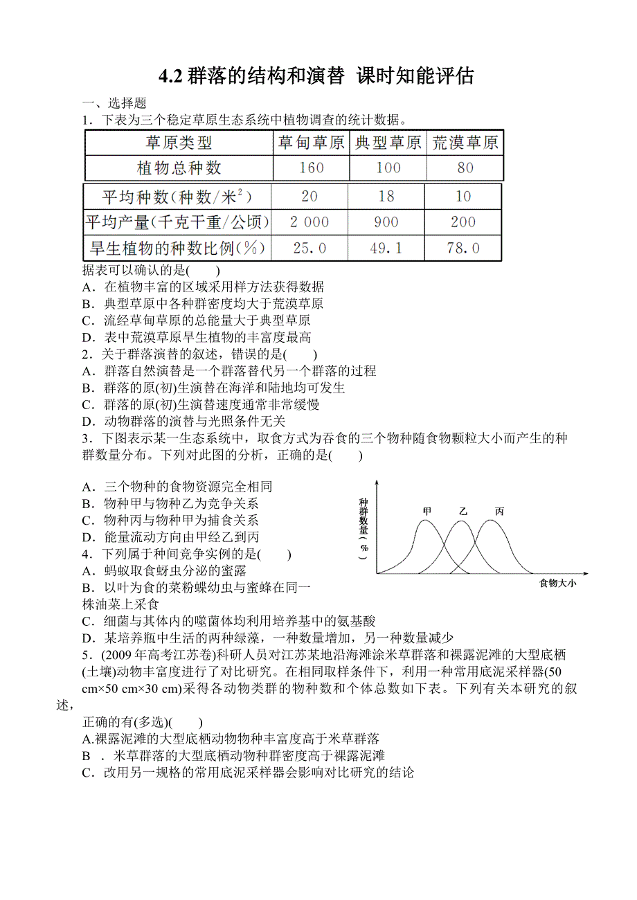 群落的结构和演替.docx_第1页