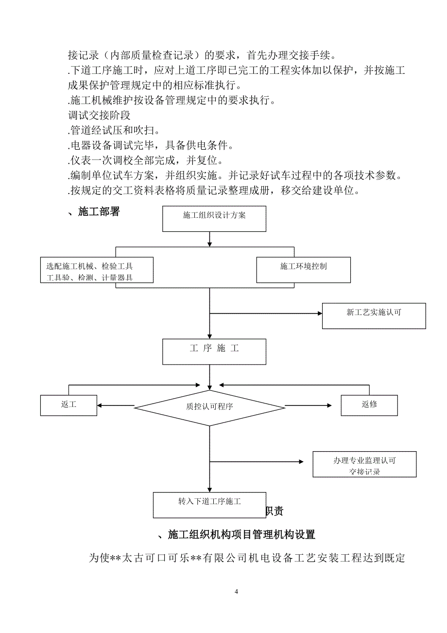 工艺安装工程之通风空调施工组织设计方案DOC28页_第4页