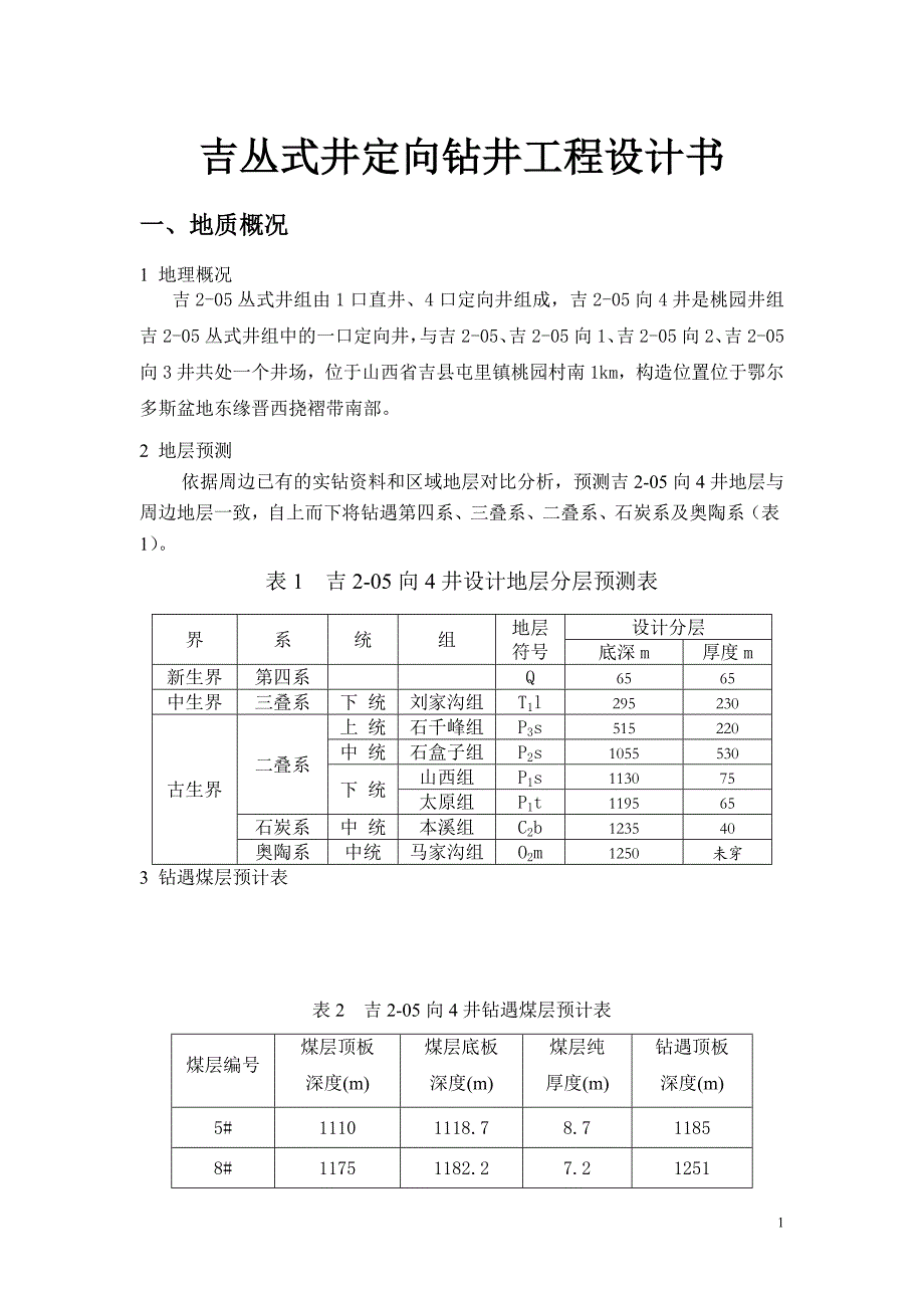 吉丛式井定向钻井工程设计书_第1页