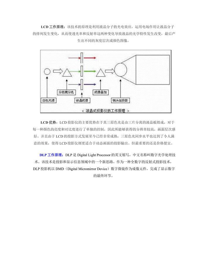 DLP与LCD区别