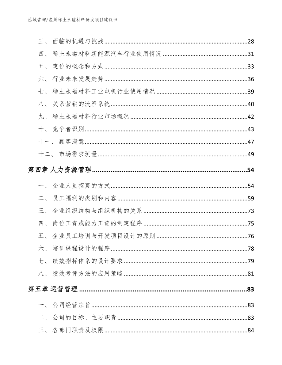 温州稀土永磁材料研发项目建议书模板参考_第3页