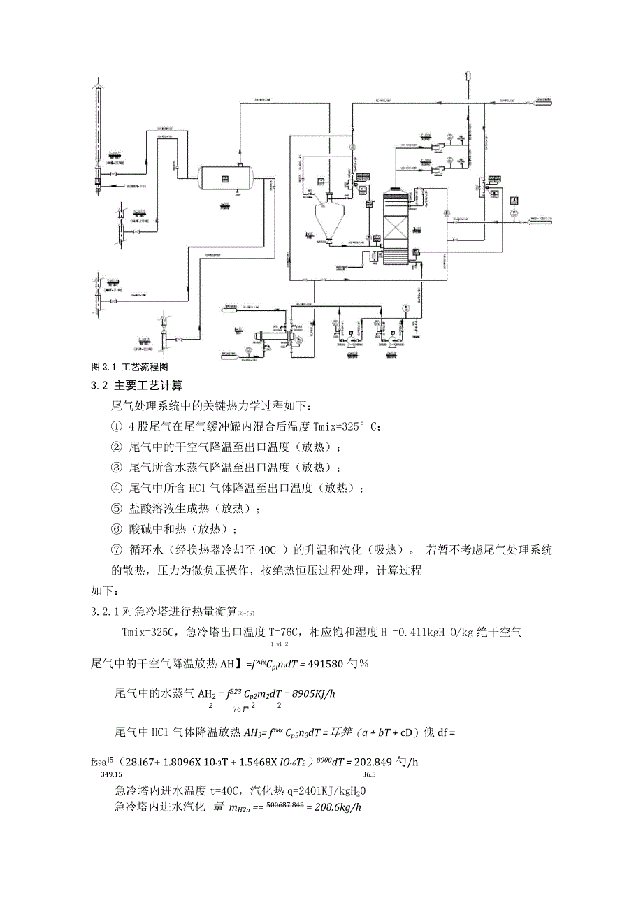 化工过程高温含盐酸尾气处理方案_第3页