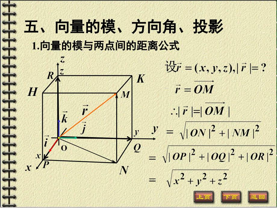 向量的模方向角投影_第1页