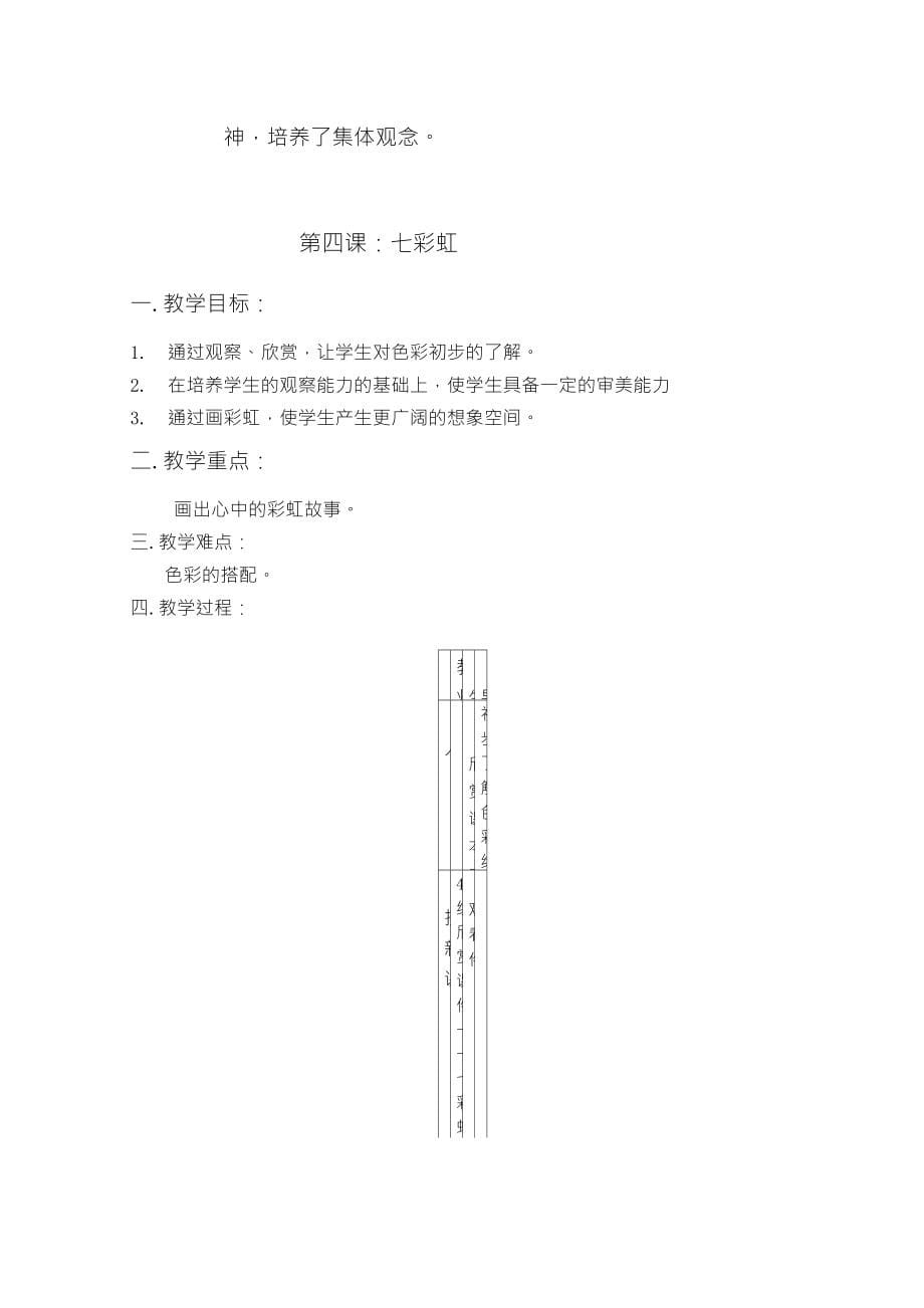 岭南版一年级下册美术教案_第5页