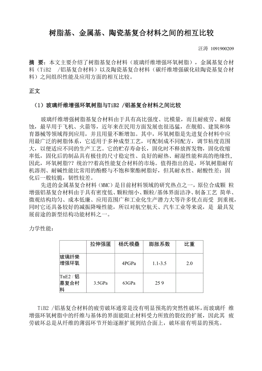 树脂基、金属基、陶瓷基复合材料_第1页