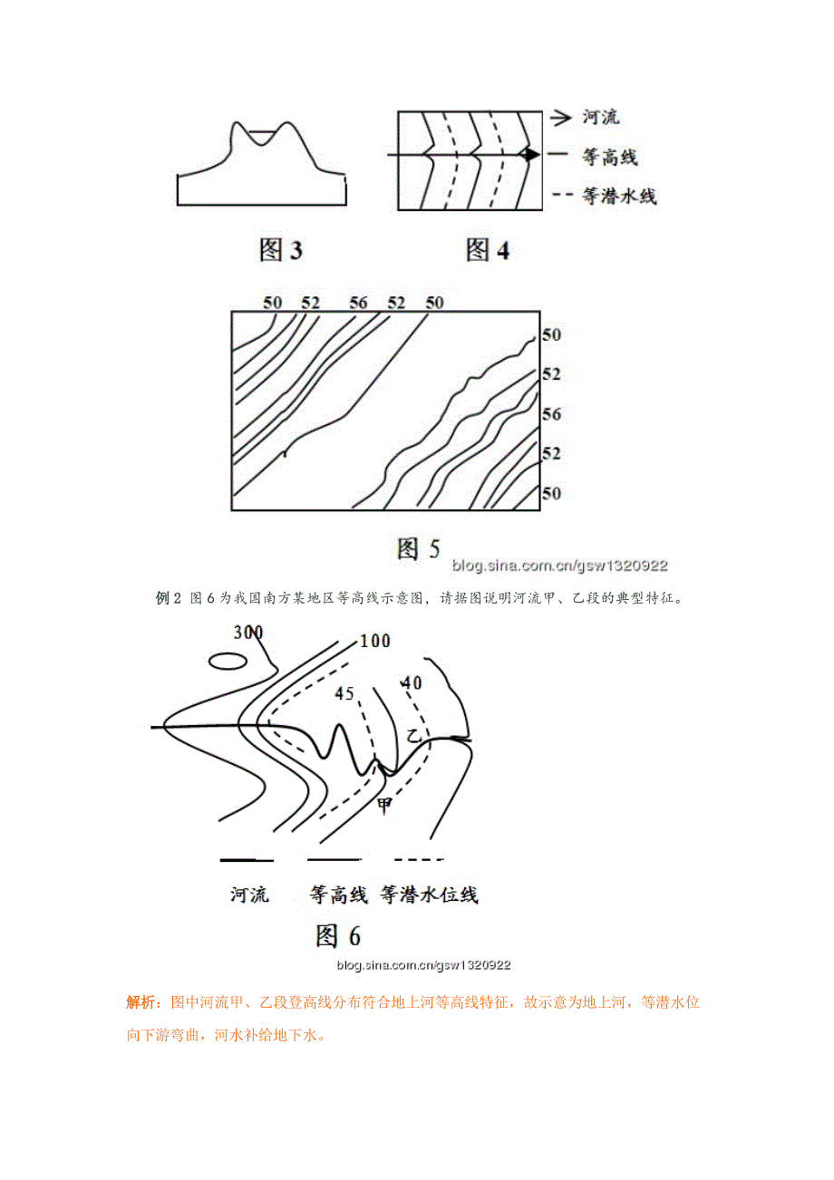 例析几种特殊地貌等高线图的判读_第2页