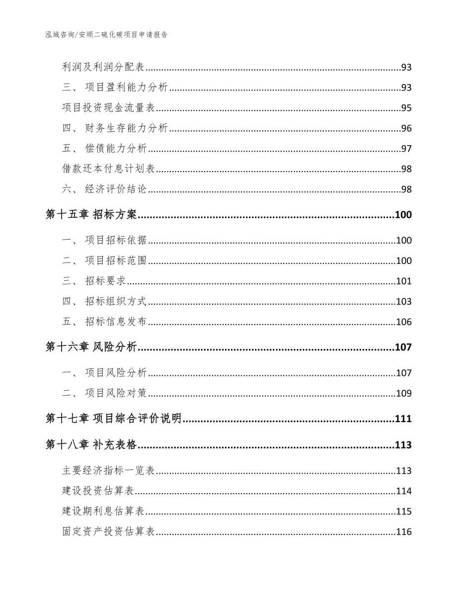 安顺二硫化碳项目申请报告_第5页