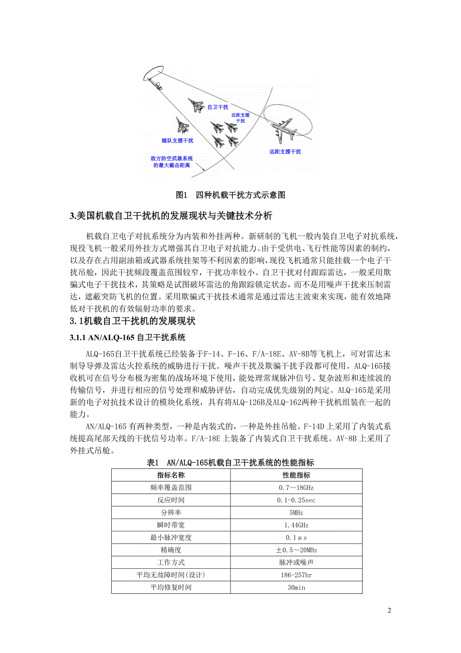 国外机载干扰机的发展现状与分析.doc_第2页