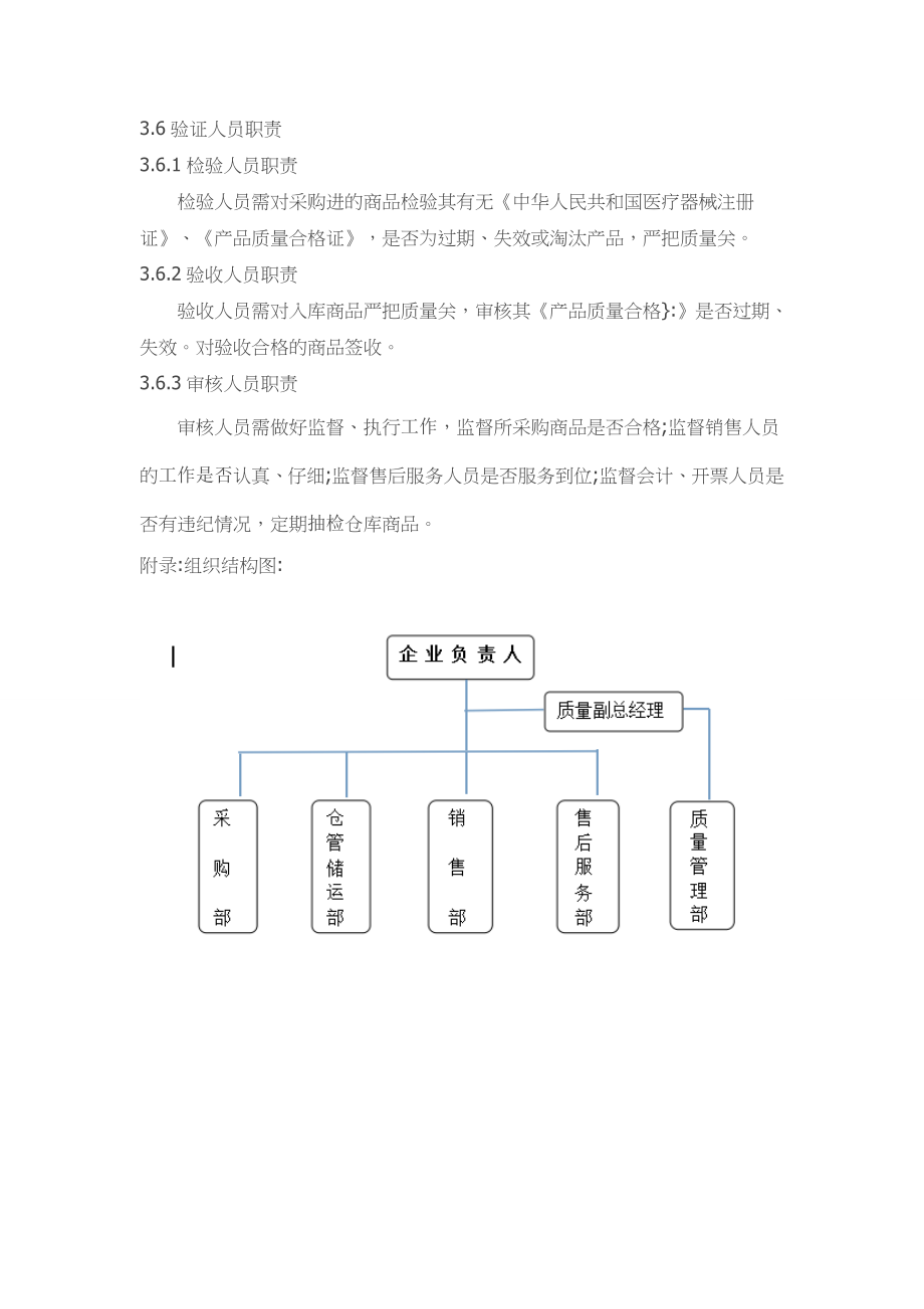 医疗器械经营质量管理制度全套、工作程序全套_第4页