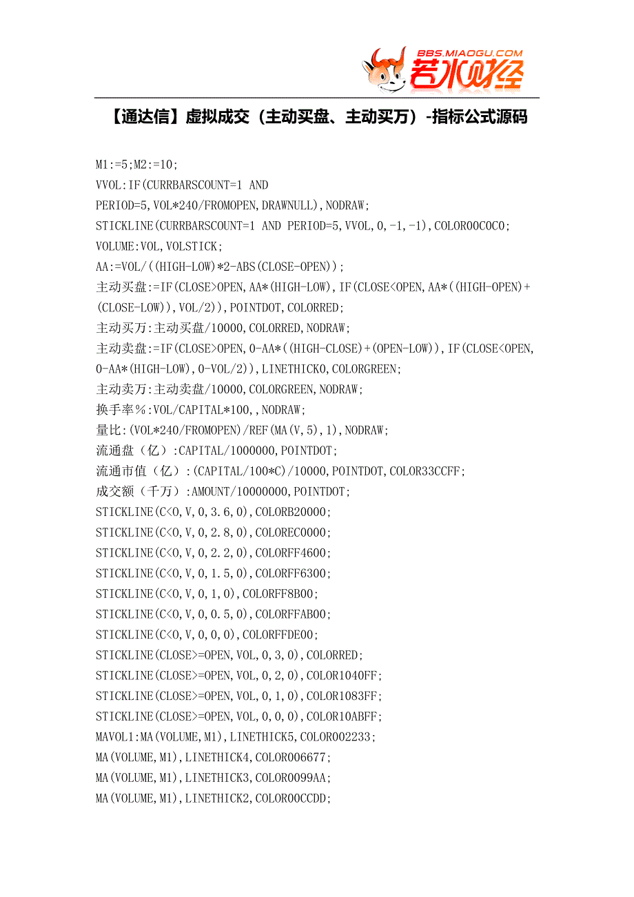 【股票指标公式下载】-【通达信】虚拟成交(主动买盘、主动买万).doc_第1页