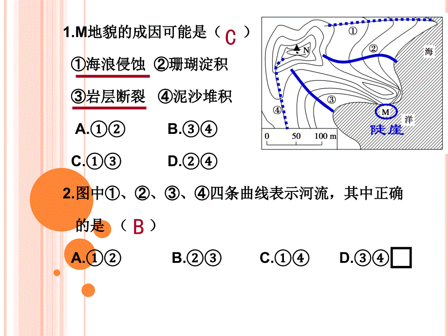 1等高线地形图和地形剖面图的判读和应用_第2页