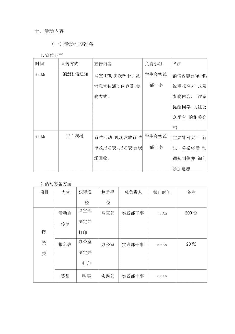 “走进校园-拥抱春天”照片摄影大赛策划书_第5页