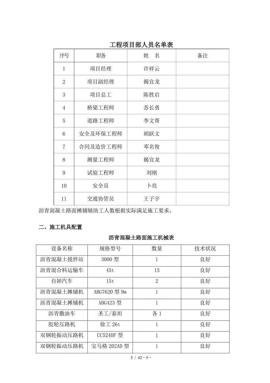 沥青砼路面施工方案(最终版)_第5页