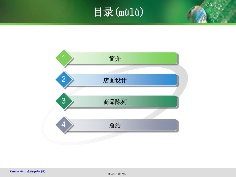 全家便利店-店铺设计和商品陈列讲课讲稿_第2页