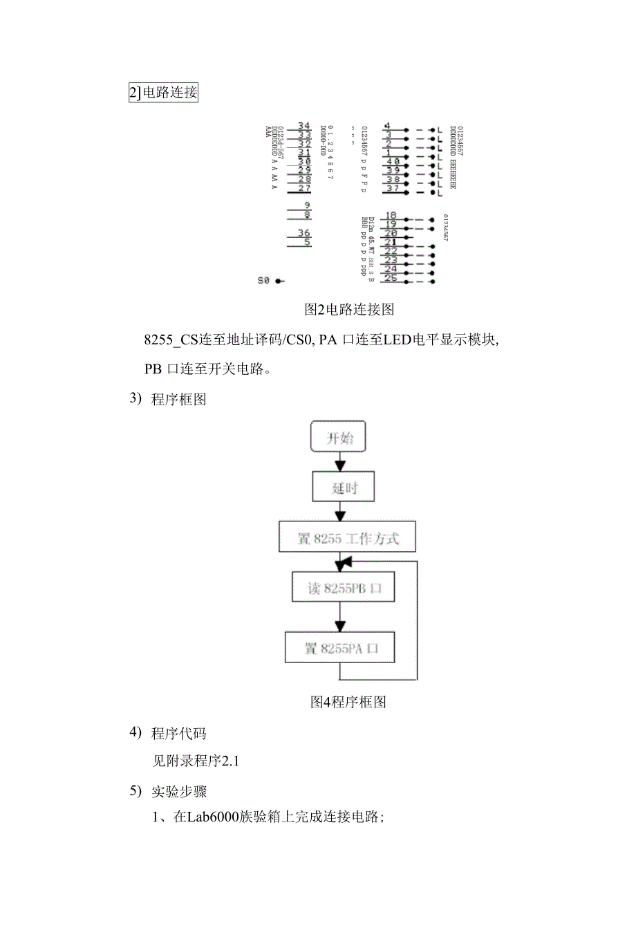 8255可编程并行接口试验试验报告_第3页