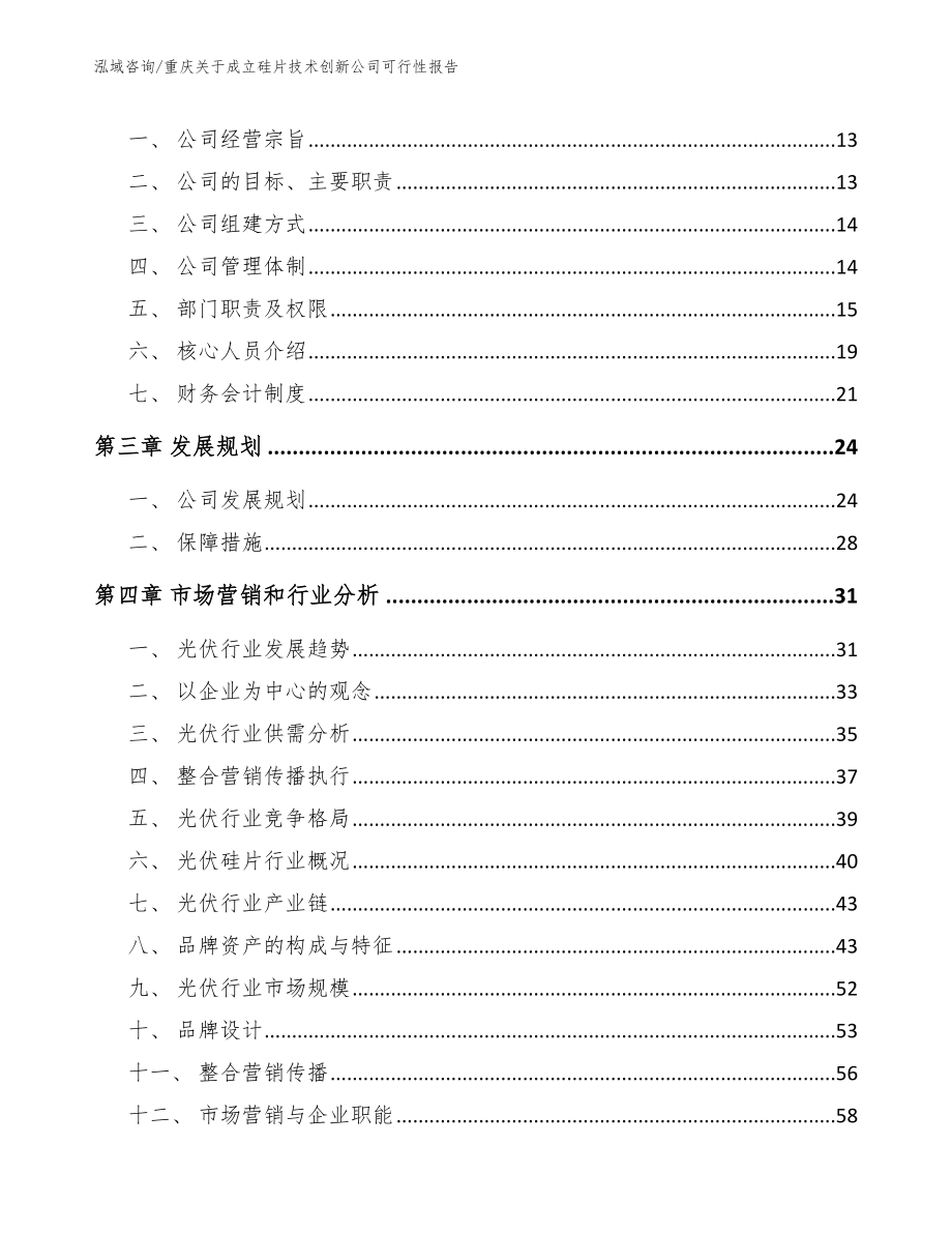 重庆关于成立硅片技术创新公司可行性报告【模板范文】_第3页