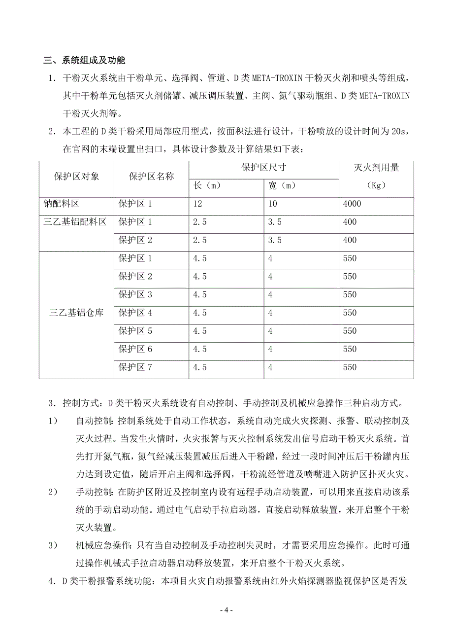 六九硅业D类干粉灭火系统施工组织设计_第4页