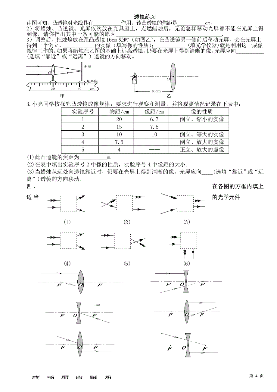 凸透镜成像练习.doc_第4页