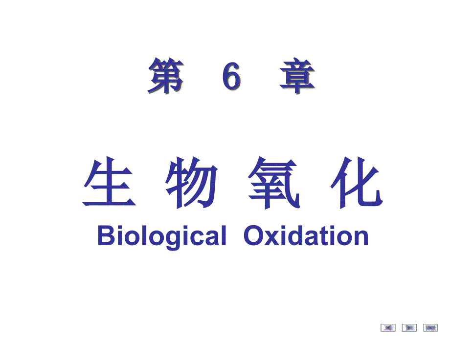 医学课件第6章生物氧化_第1页