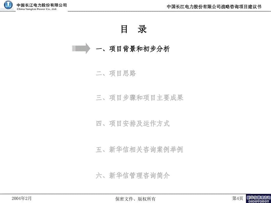 长江电力公司战略咨询项目建议书_第5页