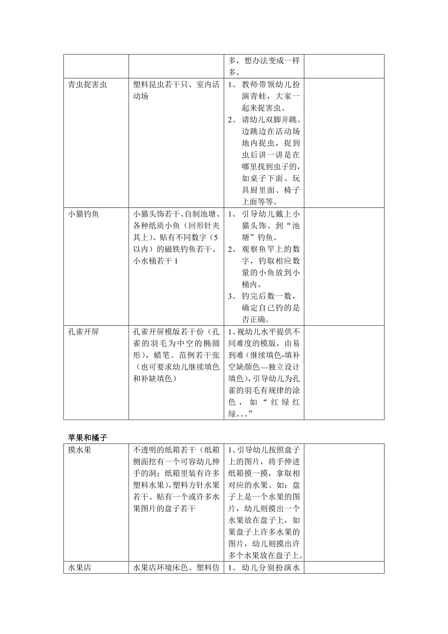 幼儿园小班个别化参考_第4页